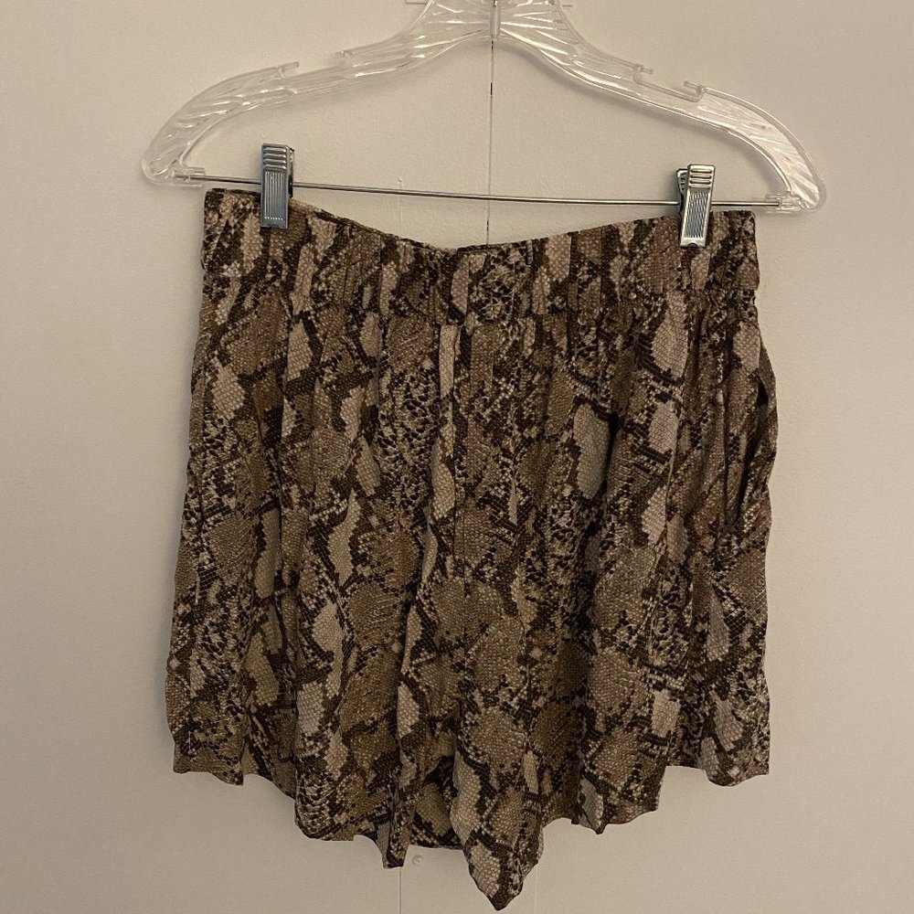 H&M Snakeskin Shorts